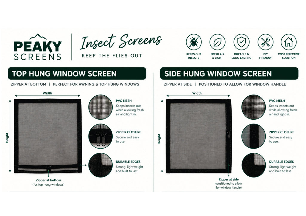 Insect Screen - Side Hung Window