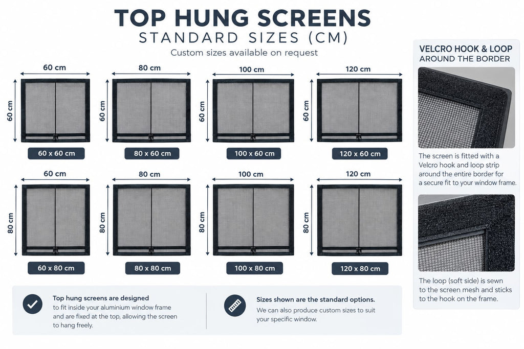 Insect Screen - Top Hung Window