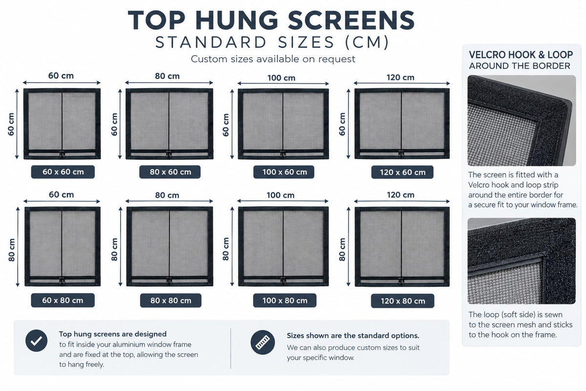 Insect Screen - Top Hung Window