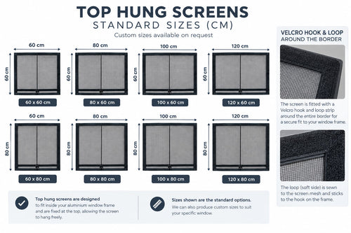 Insect Screen - Top Hung Window