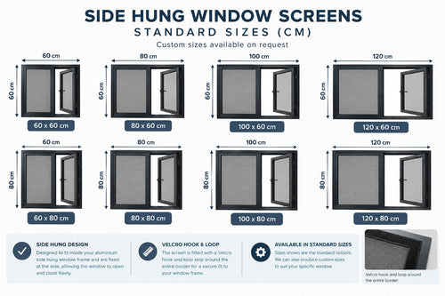 Insect Screen - Side Hung Window