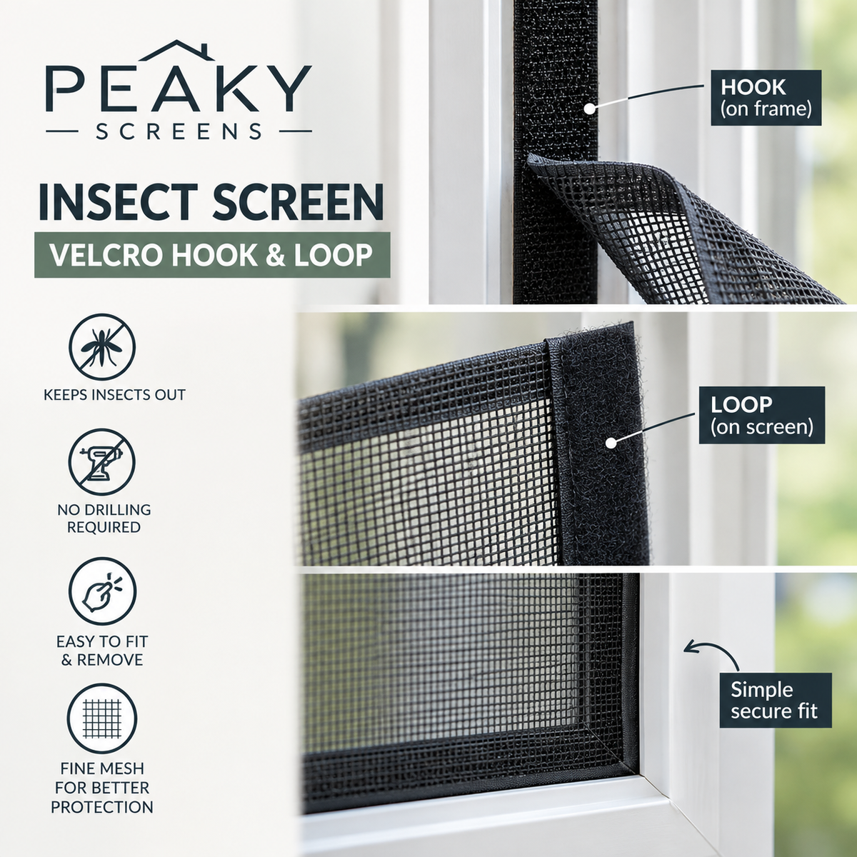 Insect Screen - Top Hung Window